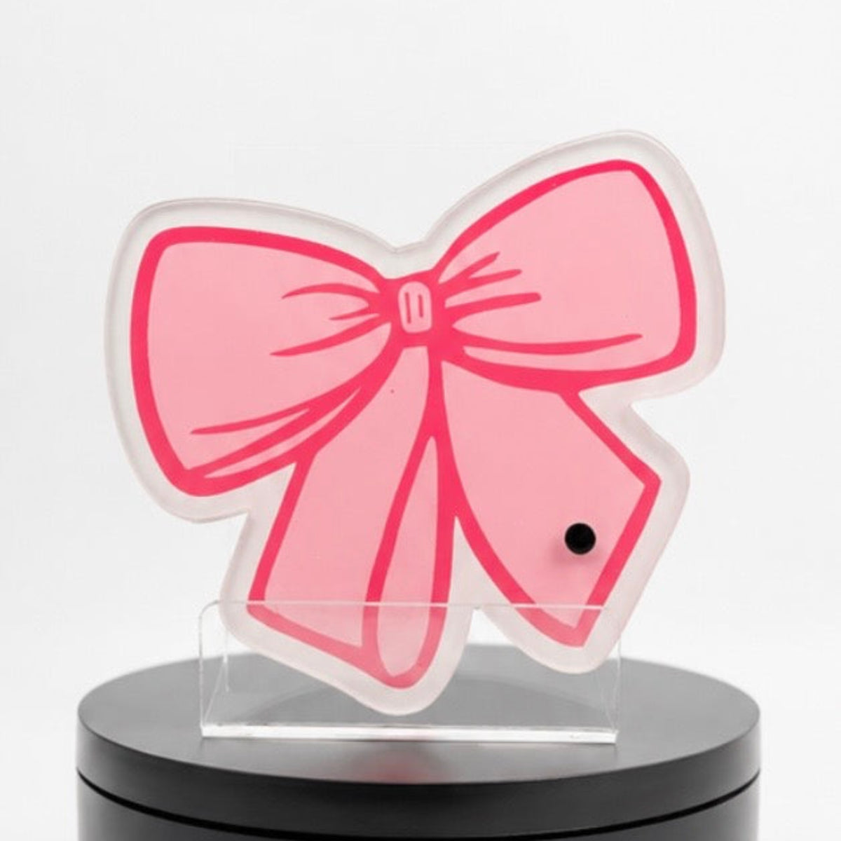 Pink Bow Lash Tile